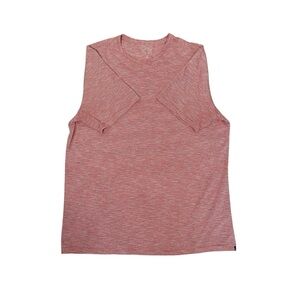 Even Tide Striped Tee XL Red White Cotton Blend Casual Basic T Shirt Soft